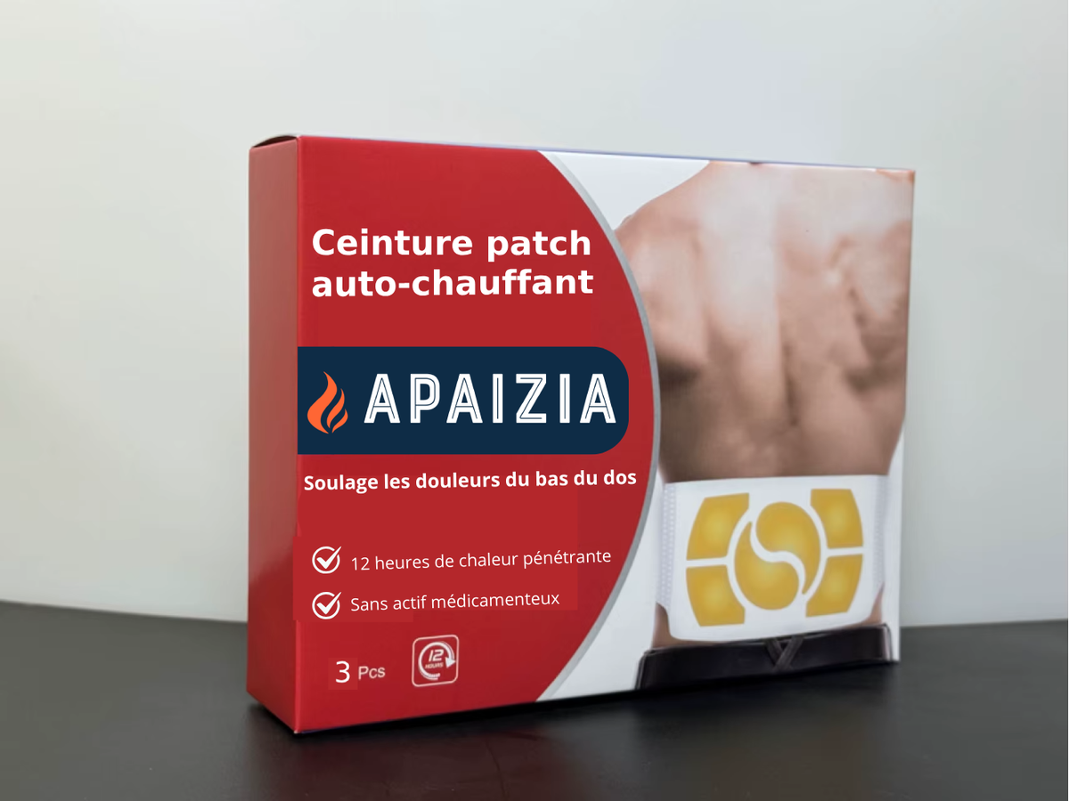Apaizia  Patch auto-chauffant bas du dos ( boite de 3pcs )